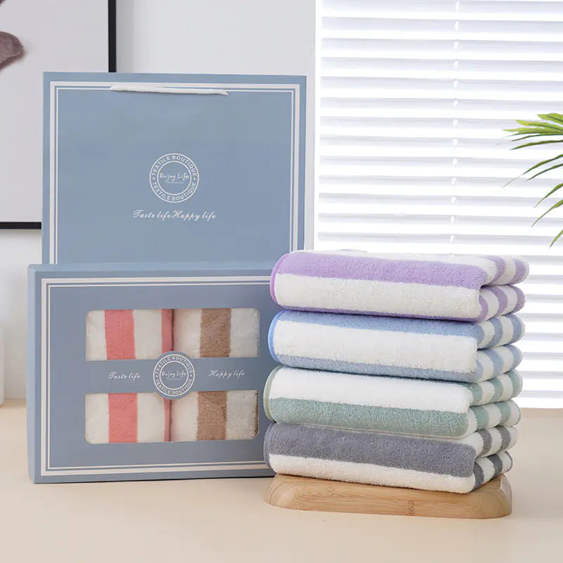 Thick Coral Fleece Towel - Absorbent and Durable